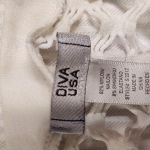 White Raver Dress OS - Picture 3 of 4